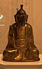 Seated bodhisattva, 17th century. Gilt wood, h.64.8 cm. Harn Museum of Art.