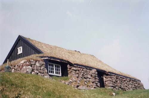 'Kálvalíd', byens ældste hus. Fungerer som museum