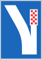 File:CH-Hinweissignal-Notfallspur.svg