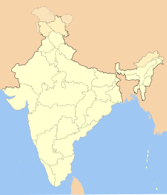 Map indicating the location of Pimpri-Chinchwad