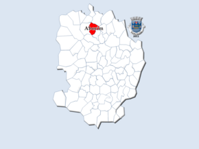 Localização no município de Barcelos