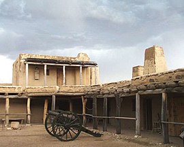 Bent's Old Fort operated along the Arkansas River from 1833 to 1849.