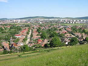 Vedere panoramică asupra satului