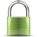 Green padlock