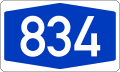 File:Bundesautobahn 834 number.svg