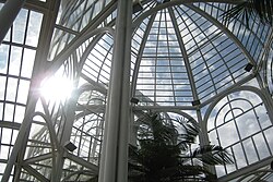 Botanical Garden greenhouse in Curitiba, Brazil - inside