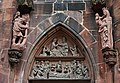 Marienportal als südlicher Choreingang mit Marientod und Marienkrönung (um 1360)