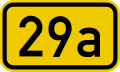 File:Bundesstraße 29a number.svg