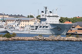 HMS Belos i hemmahamnen i Karlskrona 2008