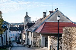 Skyline of Orgelet