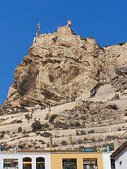 Català: Castell de Santa Bàrbara Español: Castillo de Santa Barbara Français : Château de Santa Barbara Deutsch: Schloss Santa Barbara English: Santa Barbara Castle