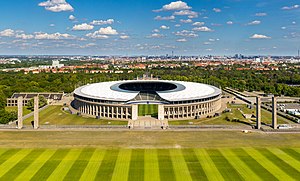 Das Berliner Olympiastadion von Westen (2020)