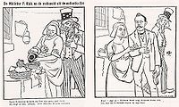 Jan Rink. De Minister P. Rink en de melkmeid uit de collectie-Six. November 1907.