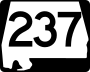 State Route 237 marker