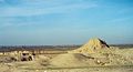 Vue du site d'Assur (Qal'at Sherqat), avec les ruines de la ziggurat du dieu Assur.