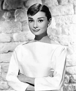 Audrey Hepburn vuonna 1956