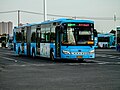 蚌埠公交使用的安凱HFF6180G02CE5壓縮天然氣18米鉸接客車