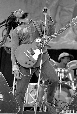 Bob Marley in concert, circa 1980