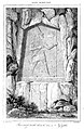 The Karabel relief (13th century BC), as drawn by Charles Texier, c. 1840