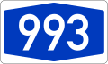 File:Bundesautobahn 993 number.svg