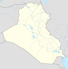 Khan Bani Saad trên bản đồ Iraq