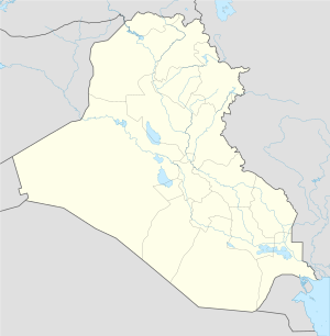 Mexmûr li ser nexşeya Iraq nîşan dide