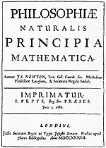 Principia Mathematica, Newton, 1610.