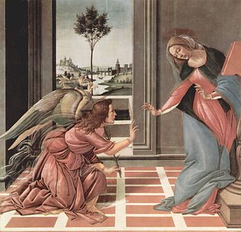 Verkündigung von Sandro Botticelli