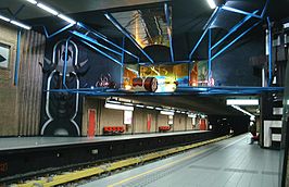 Ingang van metrostation Bizet