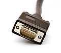 Conector VGA, (conector D-sub macho: DE-15M).