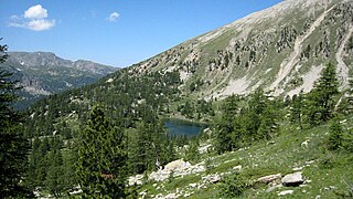 Lac de la Graveirette, dans le parc national du Mercantour.