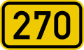 File:Bundesstraße 270 number.svg