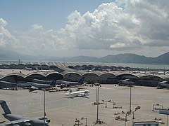 View of the outside (seen from the control tower)