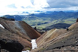 Seen from Kaldaklofsfjöll (mountain range)