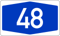 File:Bundesautobahn 48 number.svg