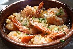 Gambas al ajillo