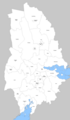 Örebron läänin kunnat vuonna 1952. Lääninraja on tämän jälkeen muuttunut. Tiveden liitettiin Skaraborgin läänistä vuonna 1967. Glanshammarin maalaiskunnasta liitettiin Götlundan seurakunta Västmanlandin lääniin vuonna 1974.