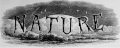 The original logo of the journal Nature