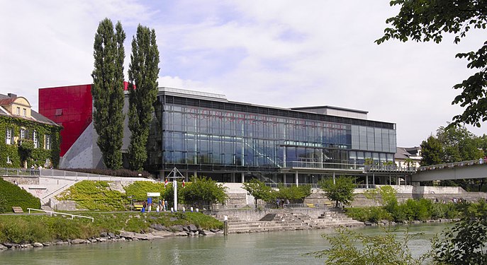 River Drava at Villach, Austria