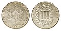 Three cent silver (1858)