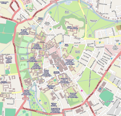 List of churches in Huntingdonshire is located in Central Cambridge