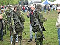 Two soldiers from the Swedish Amphibious Corps