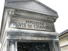 Sépulture de Puvis de Chavannes et de sa famille.