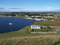 Town of Waitangi on Chatham Island in May 2008.