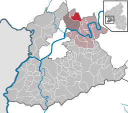 Läget för Föhren i Trier-Saarburg