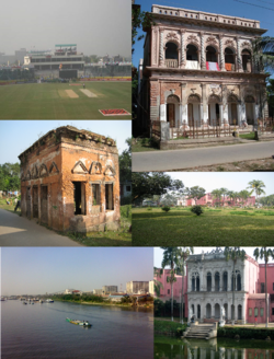 Narayanganj city beside the Shitalakkha river