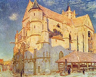 L'Église de Moret (1893) Musée des beaux-arts de Rouen.