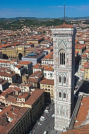 Florence, Santa Maria del Fiore, Campanile di Giotto