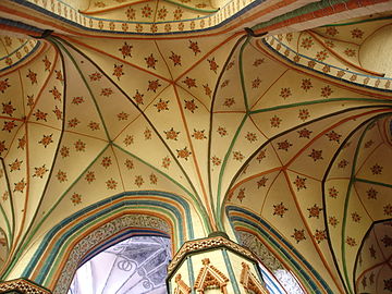 Stargard Szczeciński, St. Mary church, vault