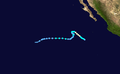 Hurricane Kristy track map